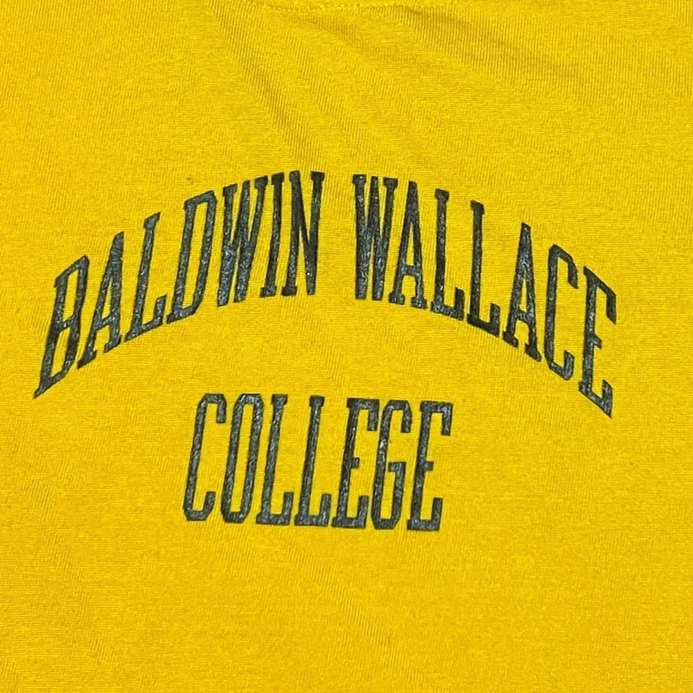 Vintage Kids Boys Baldwin Wallace College Champion 1980s Jersey Shirt